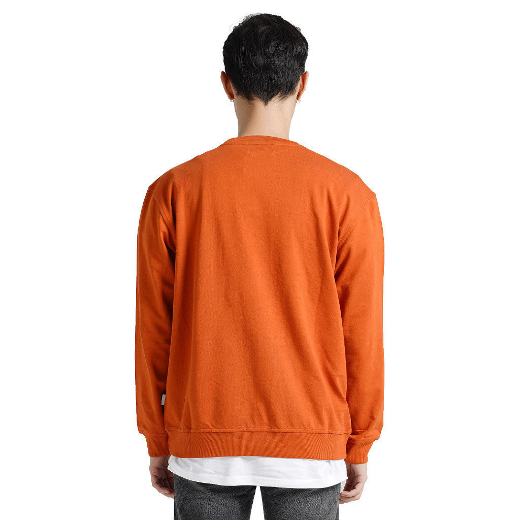 LEE COOPER SWEATER LC DRAW LEATHER BROWN