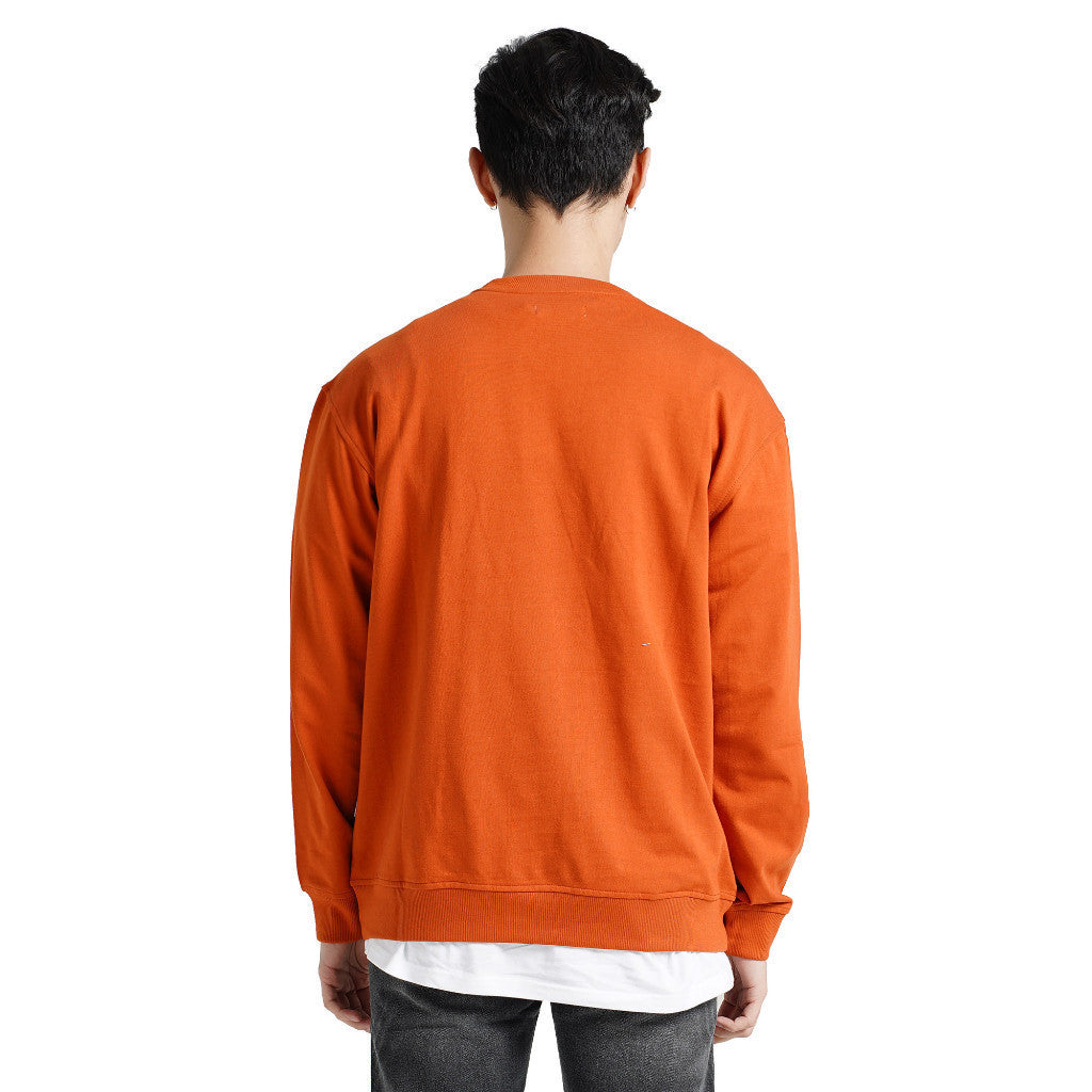 LEE COOPER SWEATER LC08 SMALL LEATHER BROWN