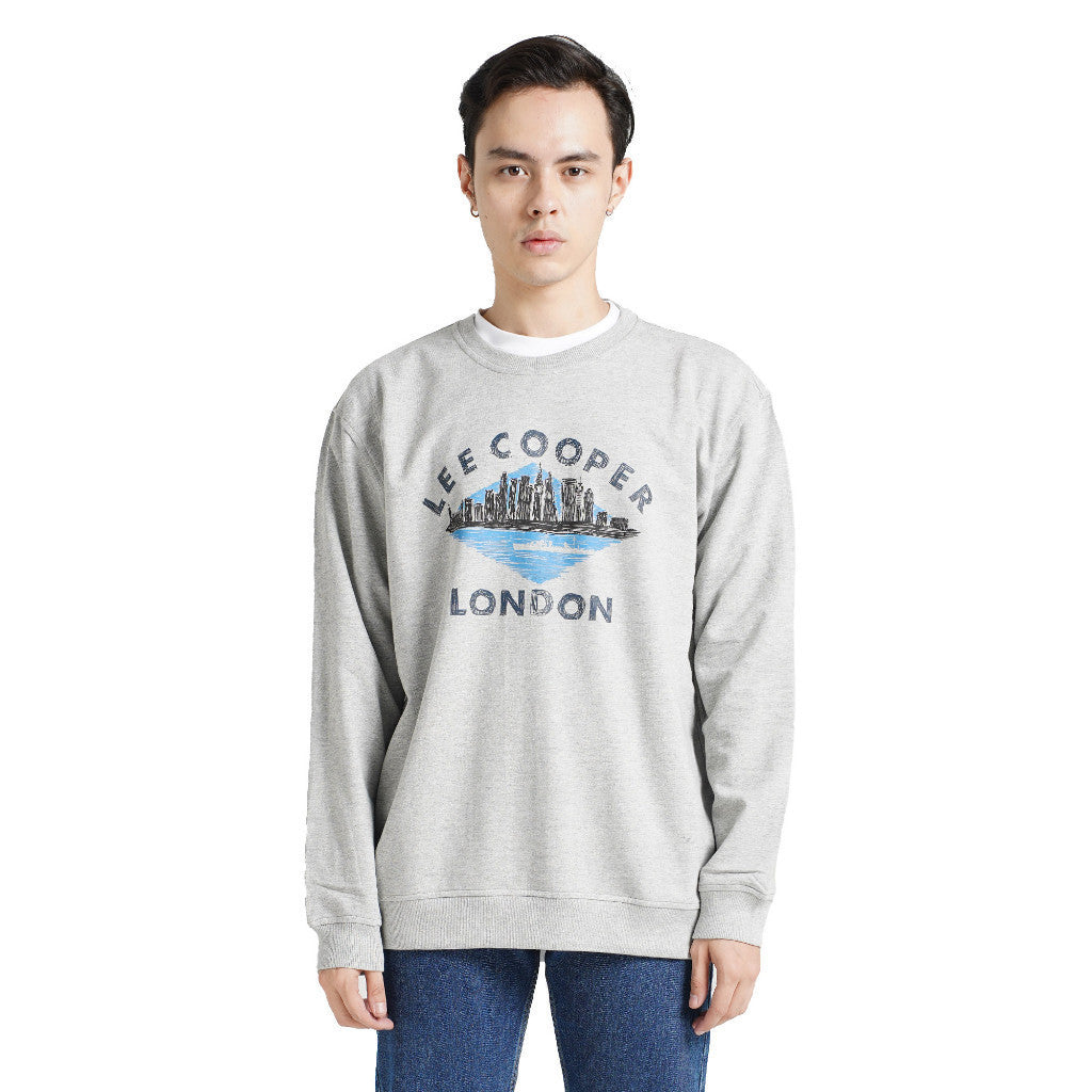 Lee cooper Sweater Seribble Sky Misty 71