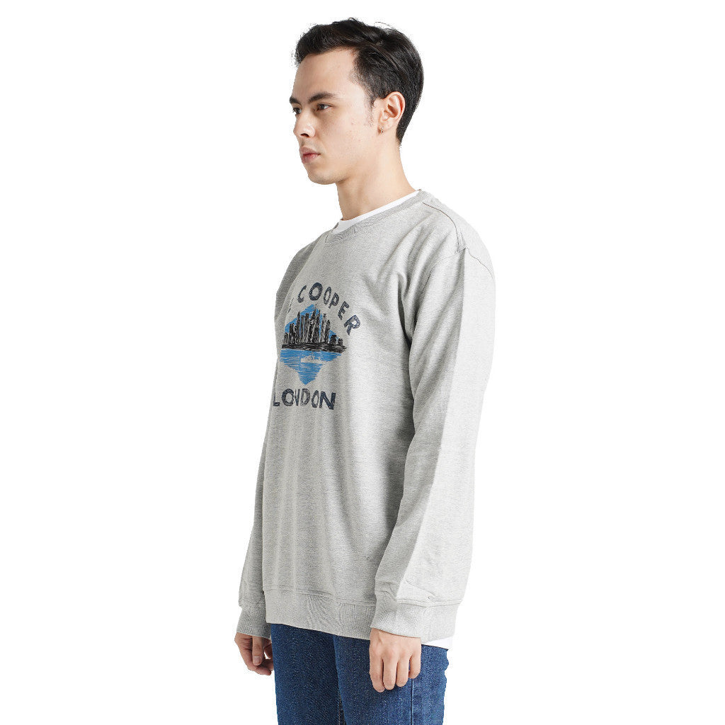 Lee cooper Sweater Seribble Sky Misty 71