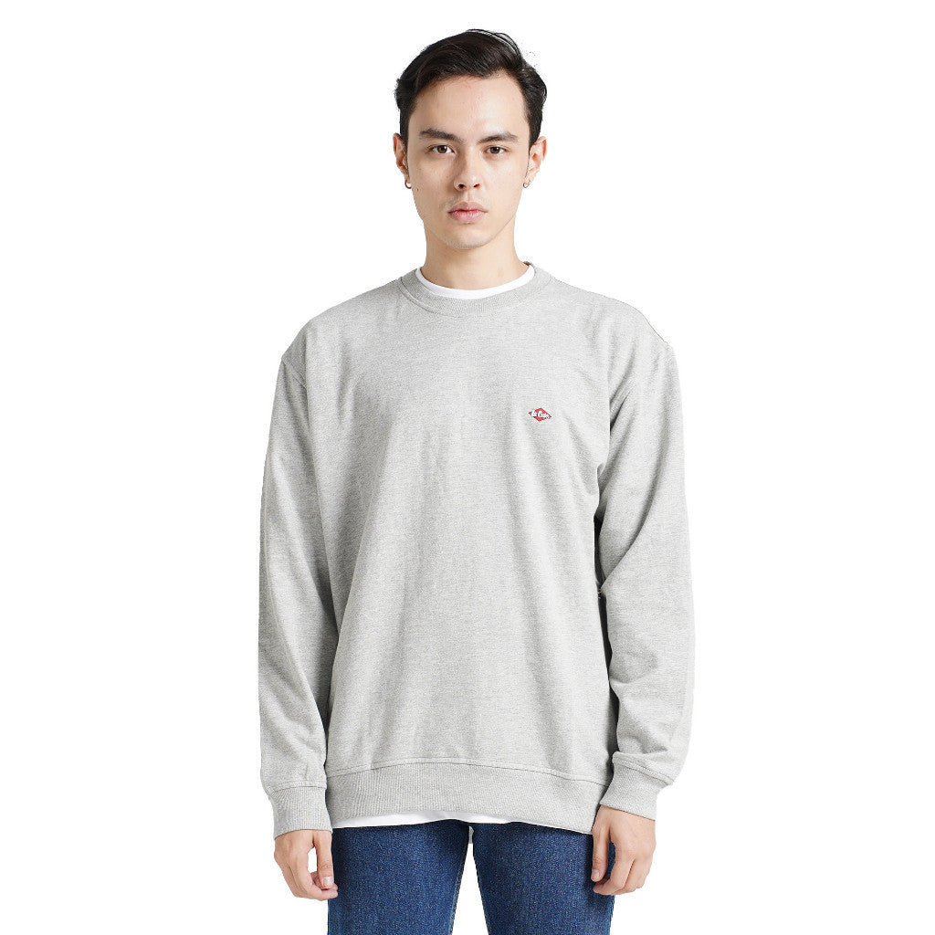 Lee Cooper Sweater Small Logo Retro Misty 71