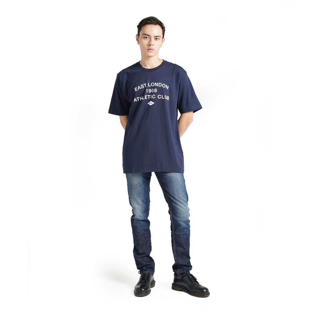 Lee Cooper Oversize T-Shirt Athletic Club Navy