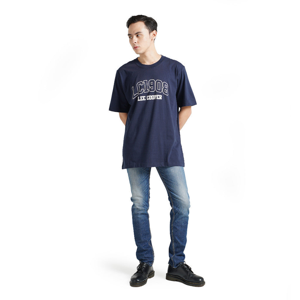Lee Cooper Oversize T-Shirt LC 1908 Arc Navy