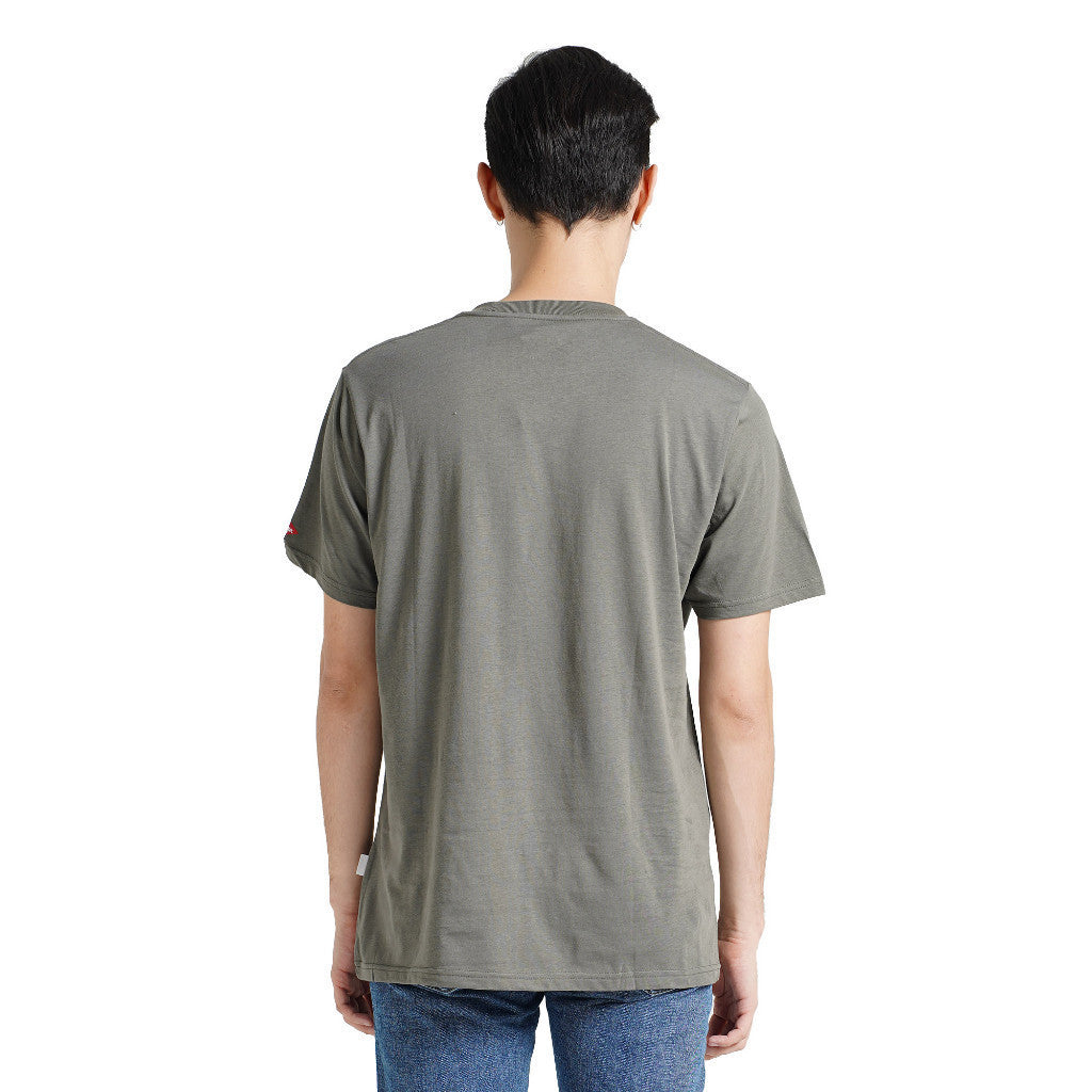 Lee Cooper T-Shirt Basic Regular Tee Green Grey