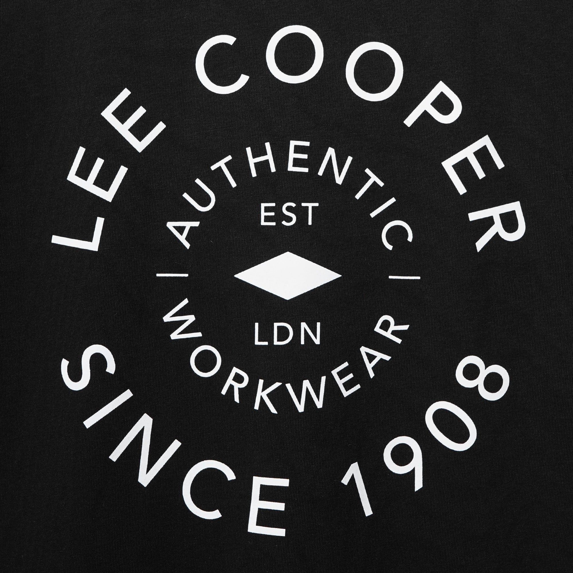 Lee Cooper T-Shirt Authentic Workwear Pocket Black