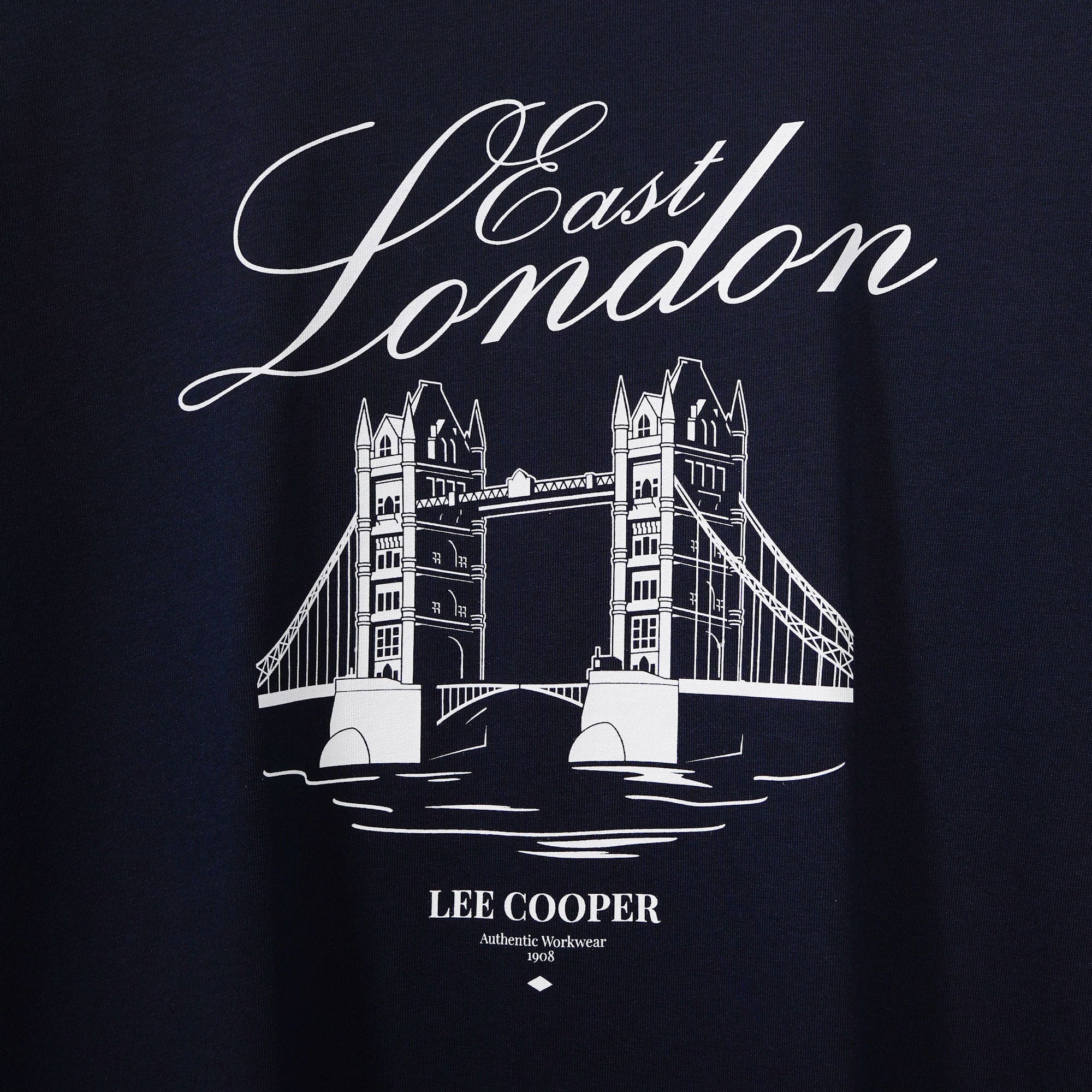 Lee Cooper T-Shirt London Bridge Navy