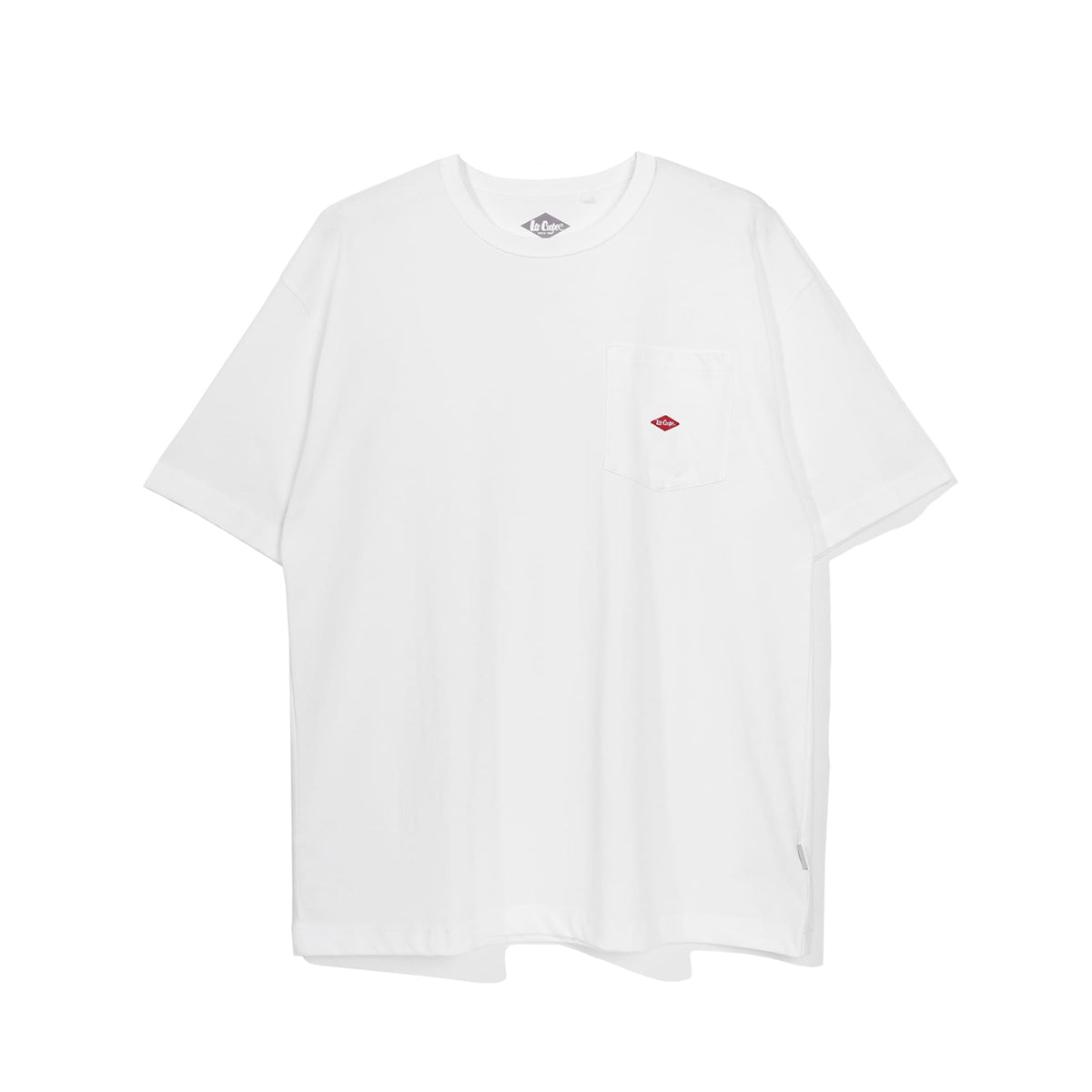 Lee Cooper T-Shirt Logo Pocket Oversize White