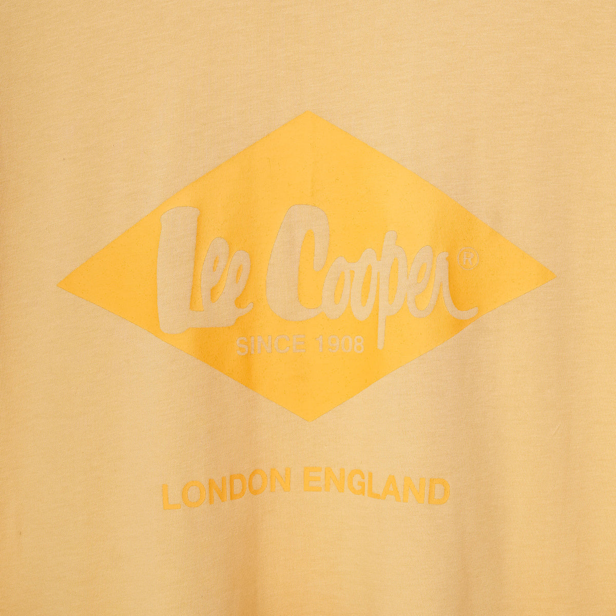 Lee Cooper T-Shirt Monotone Logo Flax