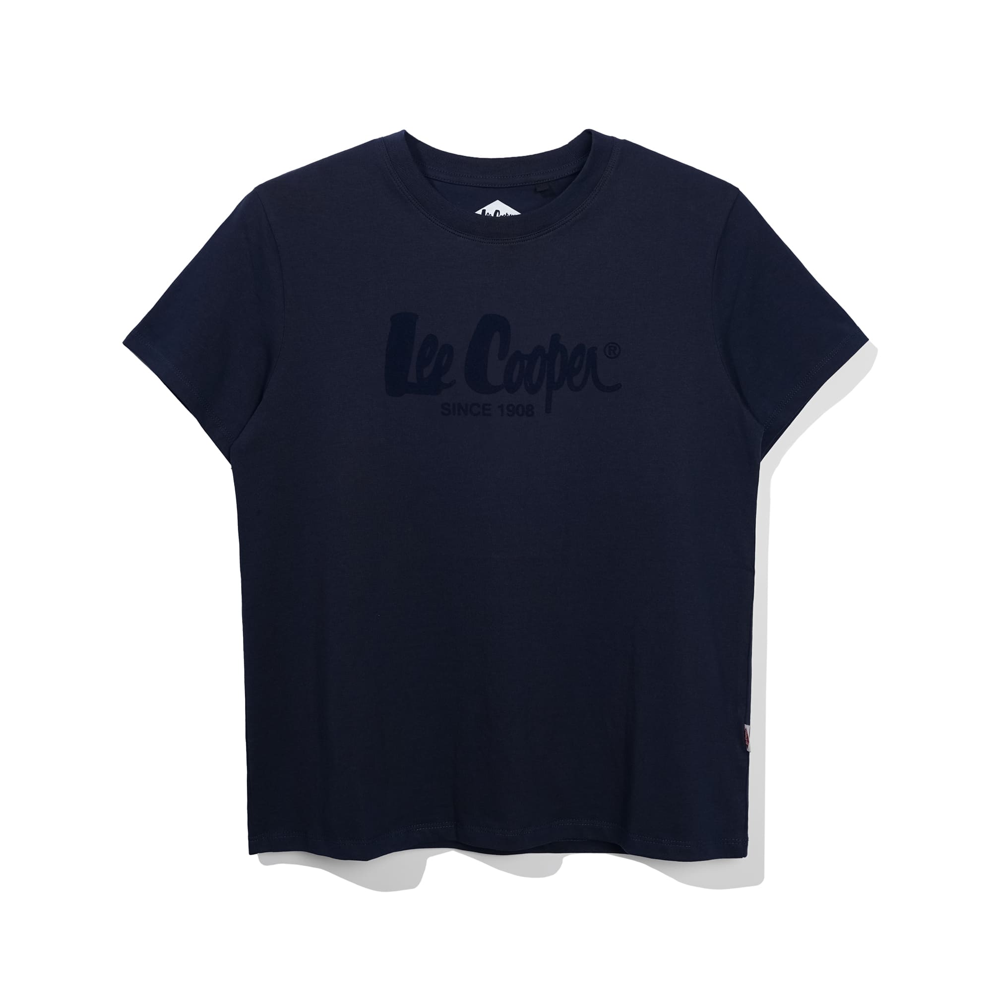 Lee Cooper Women T-Shirt Logotype Tonal Navy