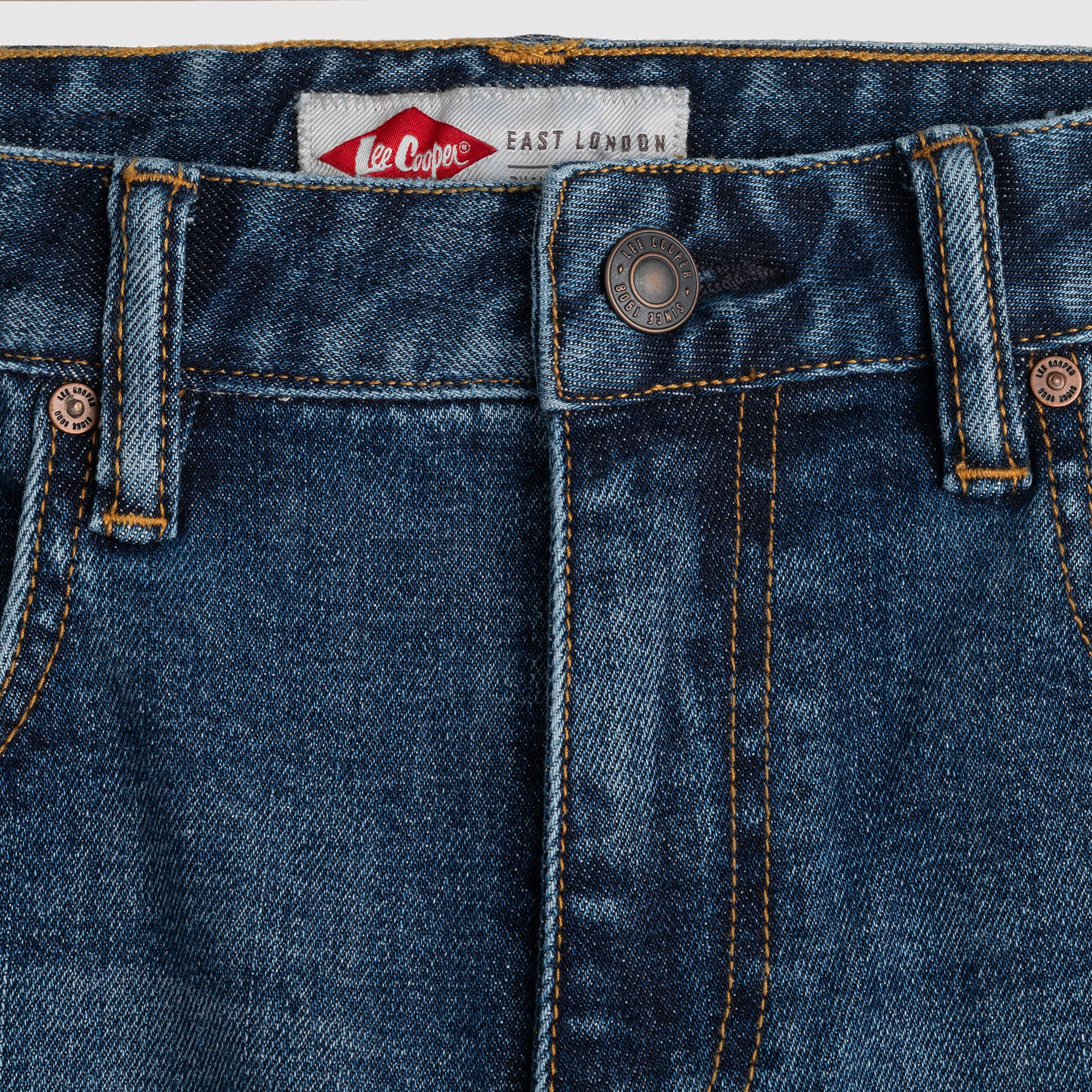 Lee Cooper Jeans Arthur Worn Medium Blue Viker