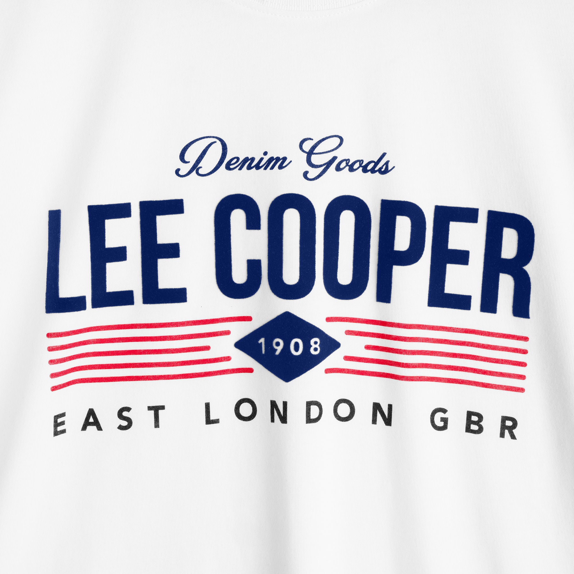 Lee Cooper T-Shirt Denim Goods 1908 White