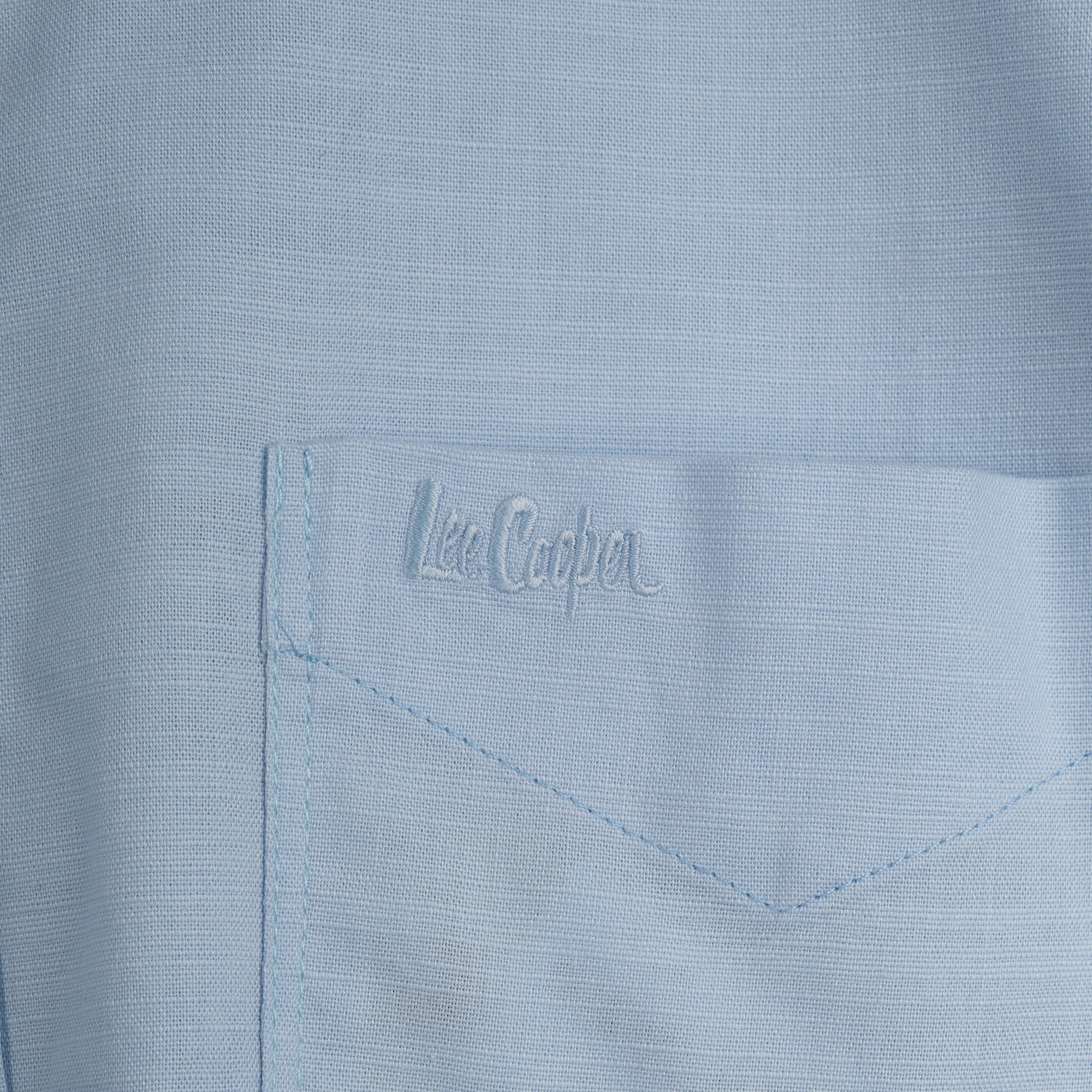 Lee Cooper Short Shirt Marlow Baby Blue