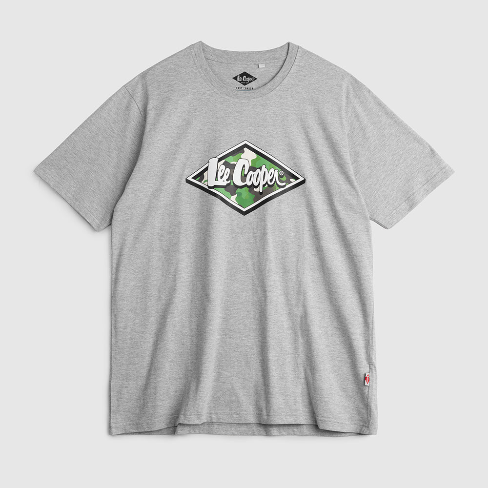 Lee Cooper T-Shirt Diamond Camouflage Misty 71