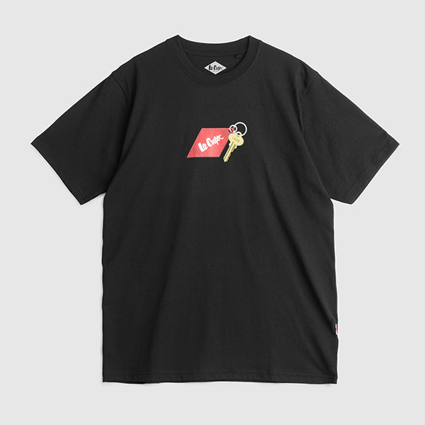 Lee Cooper T-Shirt Diamond Keychain Black