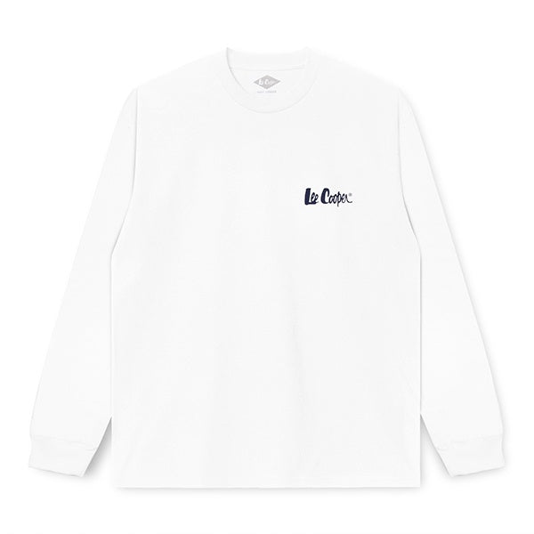 Lee Cooper Longsleeve T-shirt Logotype White