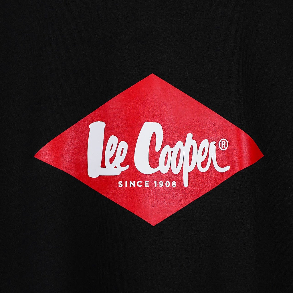 Lee Cooper Red Diamond Sweater Black