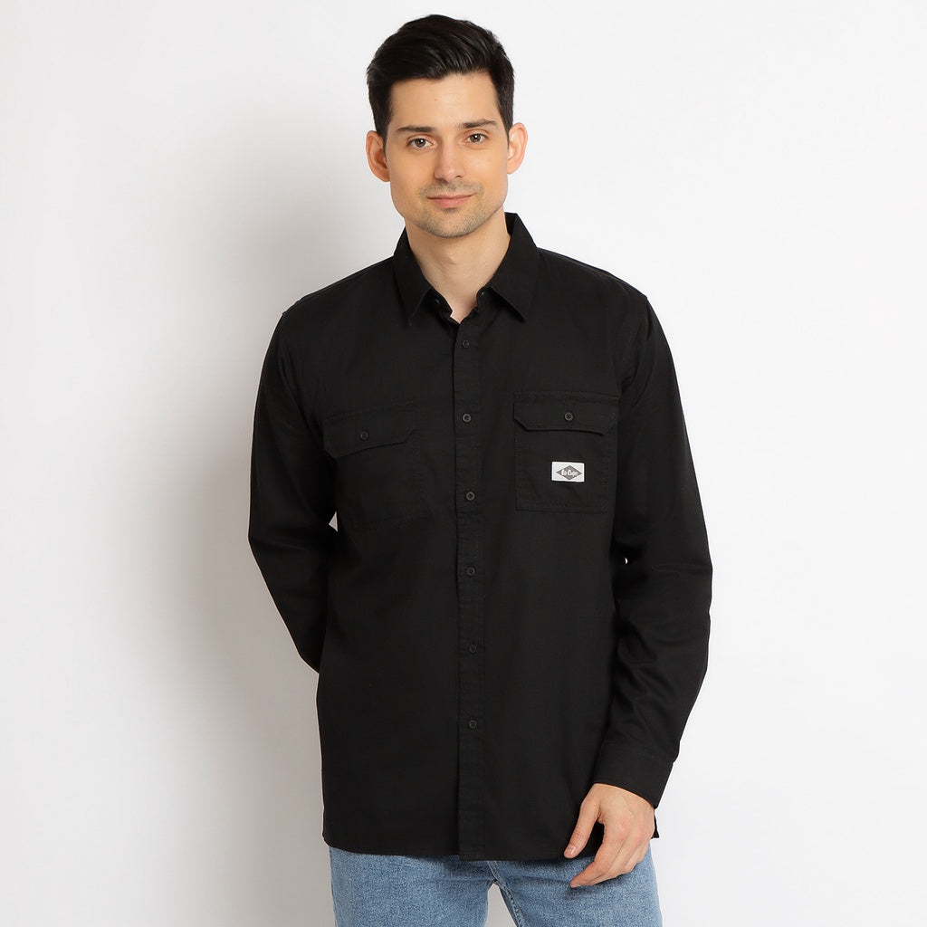 Lee Cooper Long Shirt Clive Black