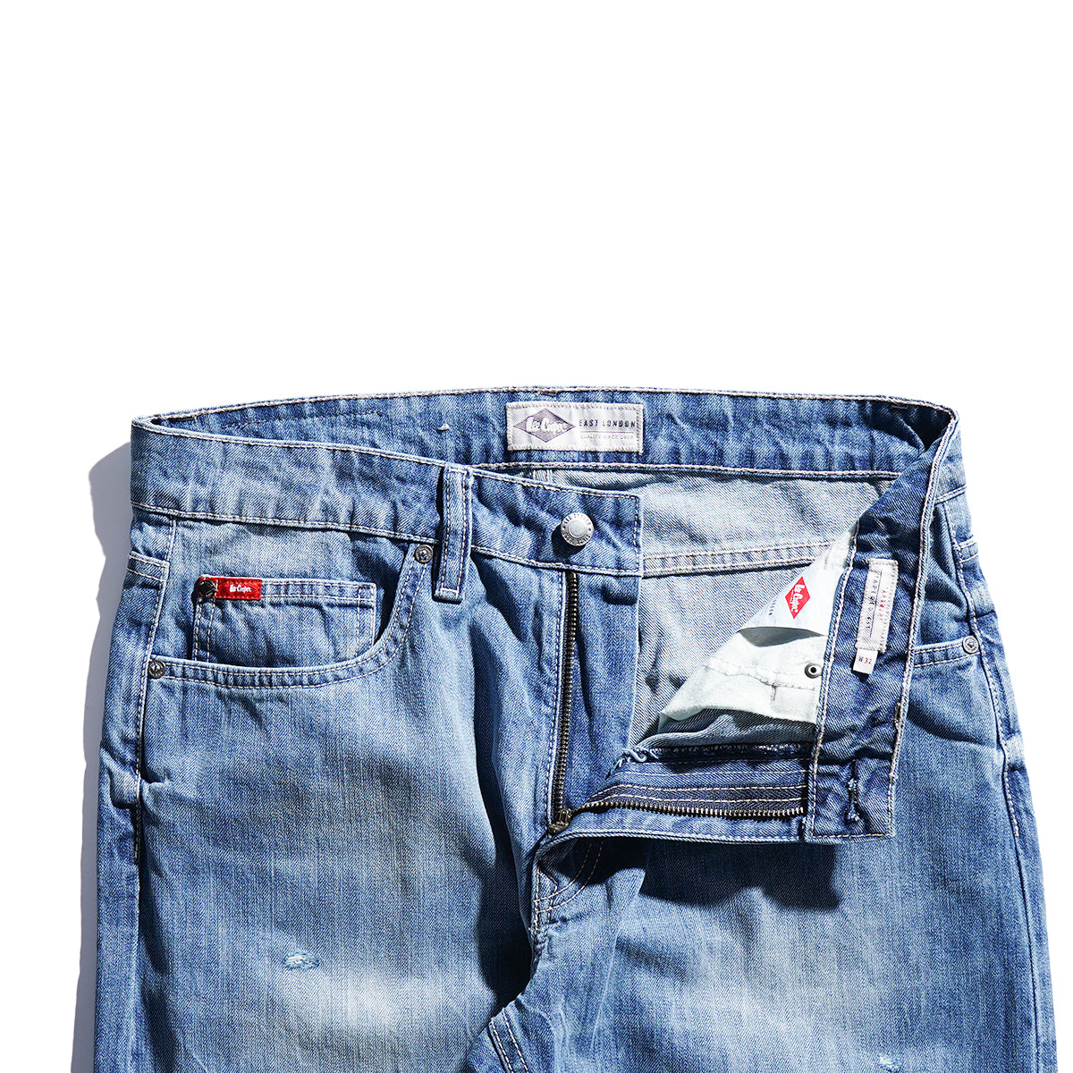 Lee Cooper Tapered Fit Jeans Arthur Ripped Light Blue