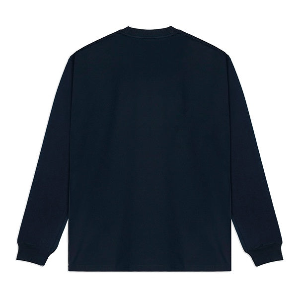 Lee Cooper Longsleeve T-shirt Stripe Pocket Navy