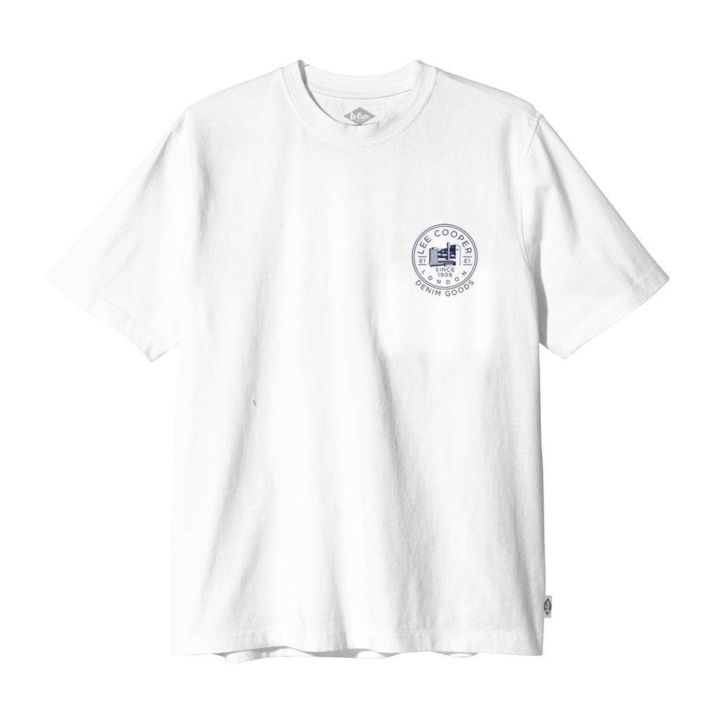 Lee Cooper T-Shirt Denim Goods White