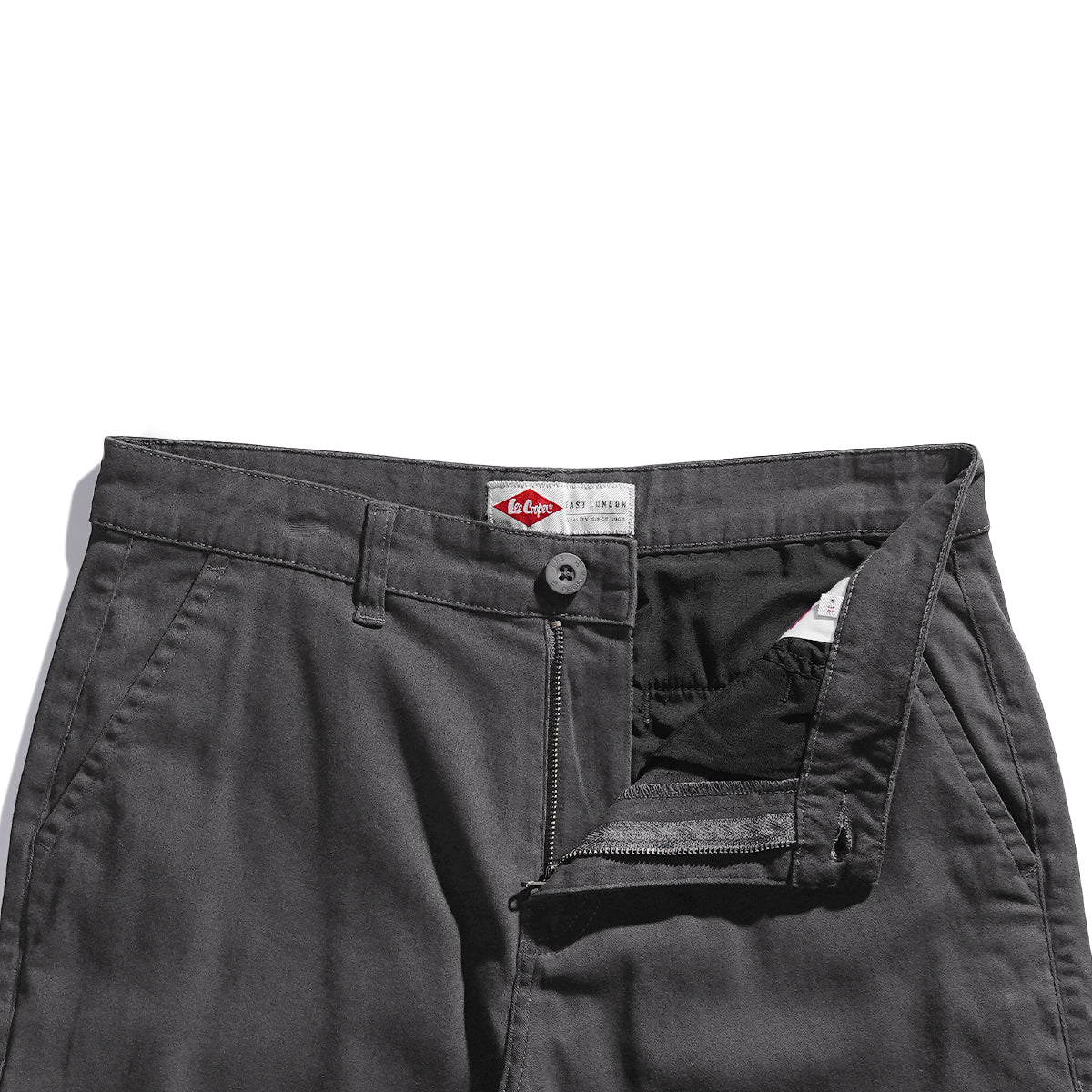 Lee Cooper Short Chino Logan Dark Grey