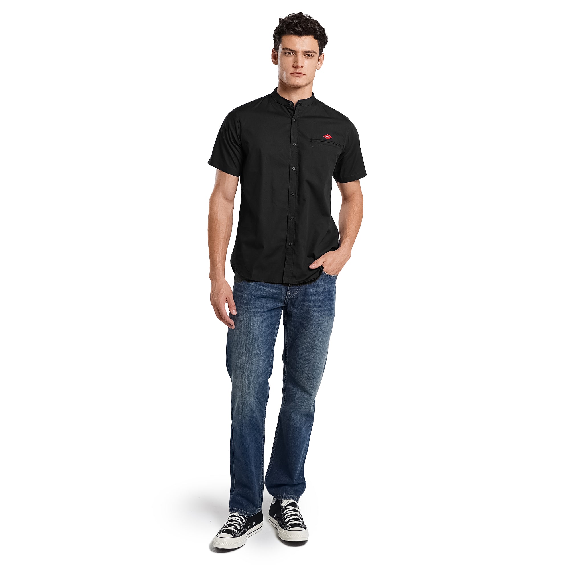 Lee Cooper Shirt Koko Short Leighton Black