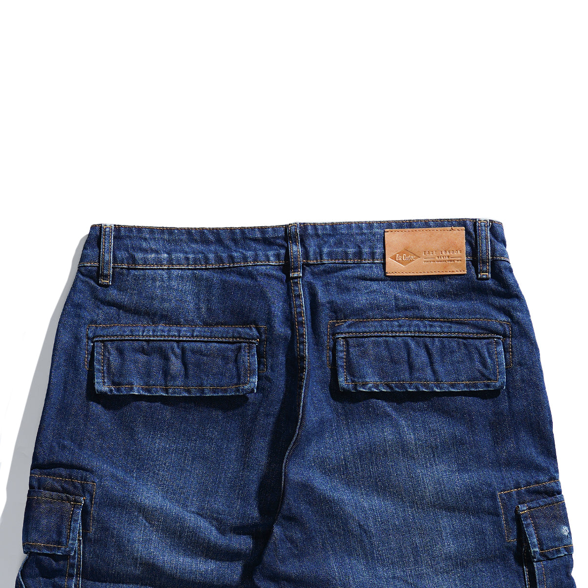 Lee Cooper Jeans Short Cargo Worn Dark Blue