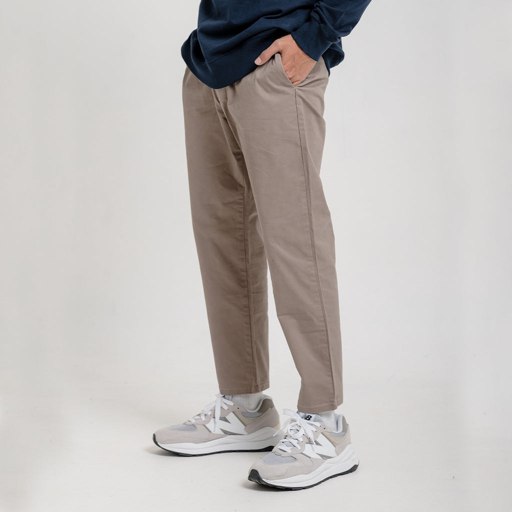 Lee Cooper Long Chino Ankle Khaki