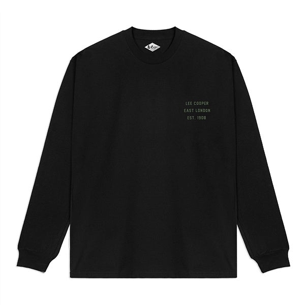 Lee Cooper Longsleeve T-shirt College 1908 Black