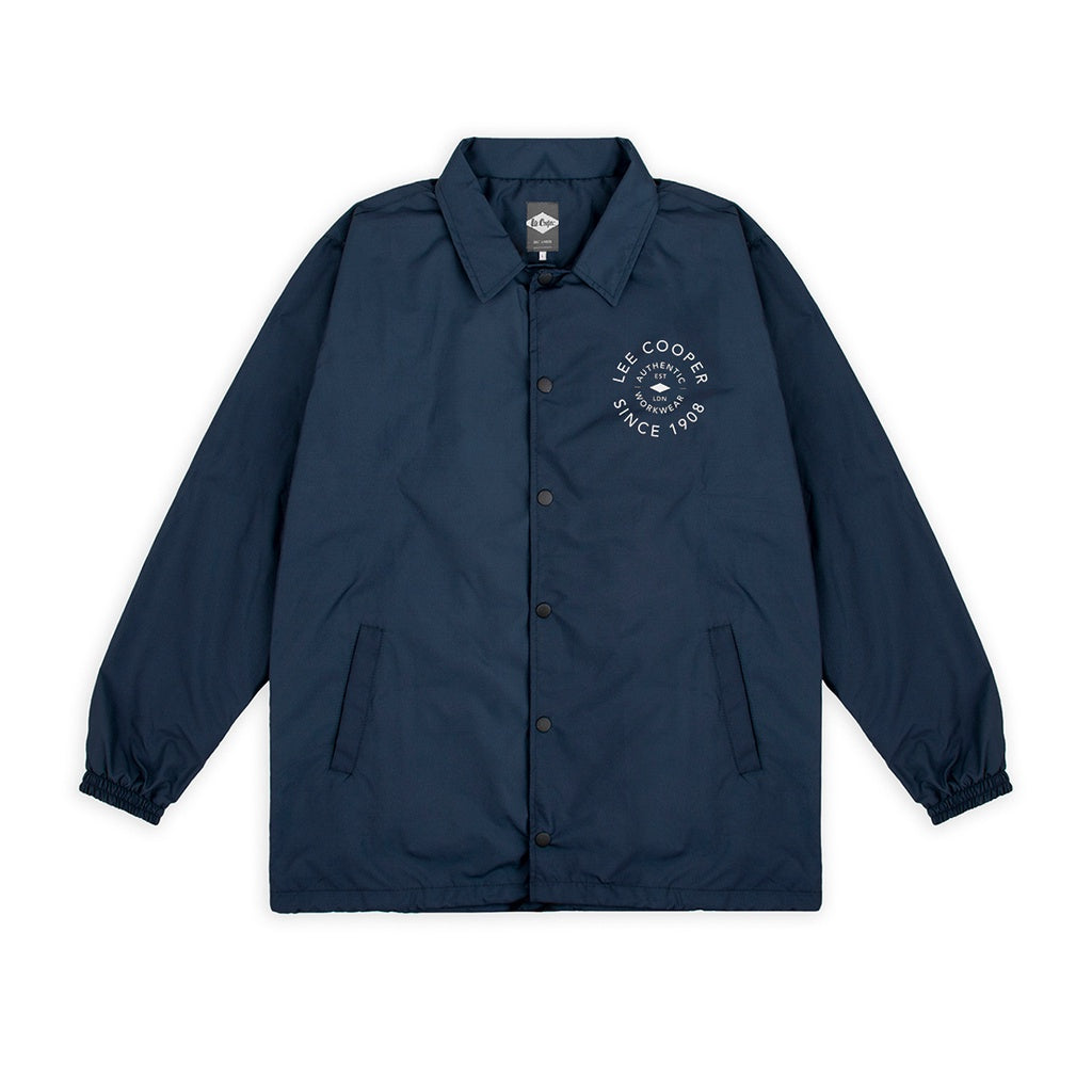 Lee Cooper Coach Jacket Singular Navy