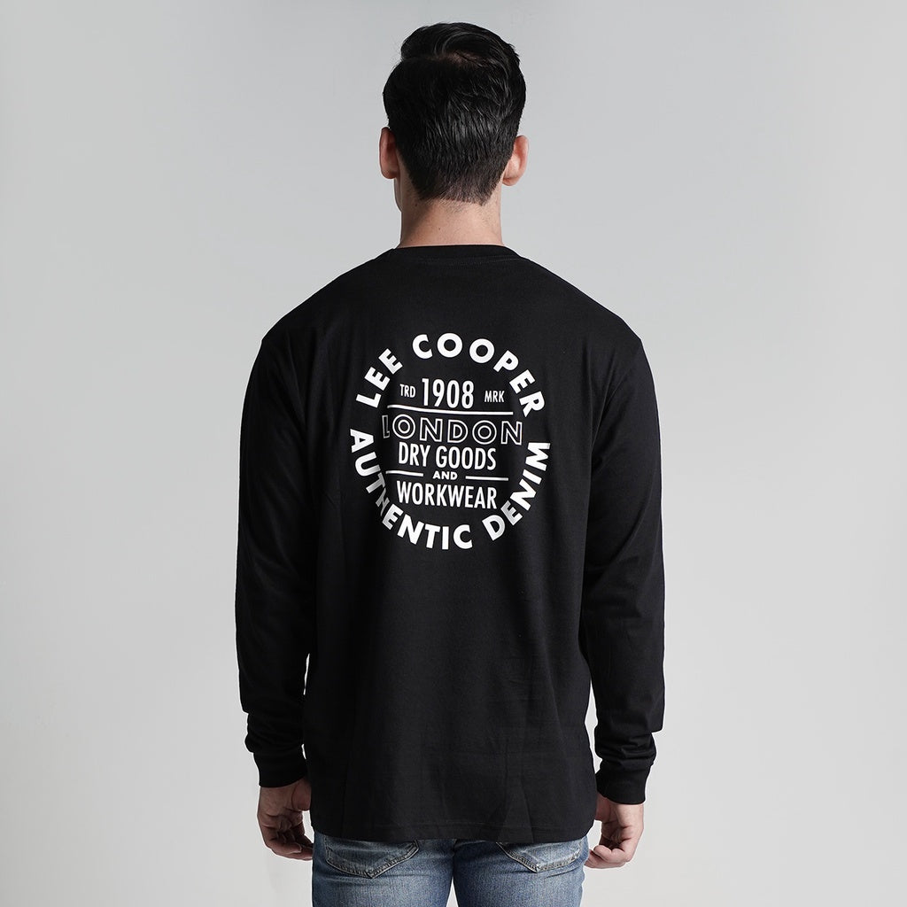 Lee Cooper Longsleeve T-shirt Dry Goods Black