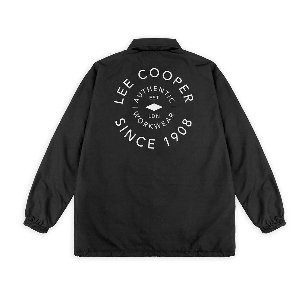 Lee Cooper Coach Jacket Singular Black