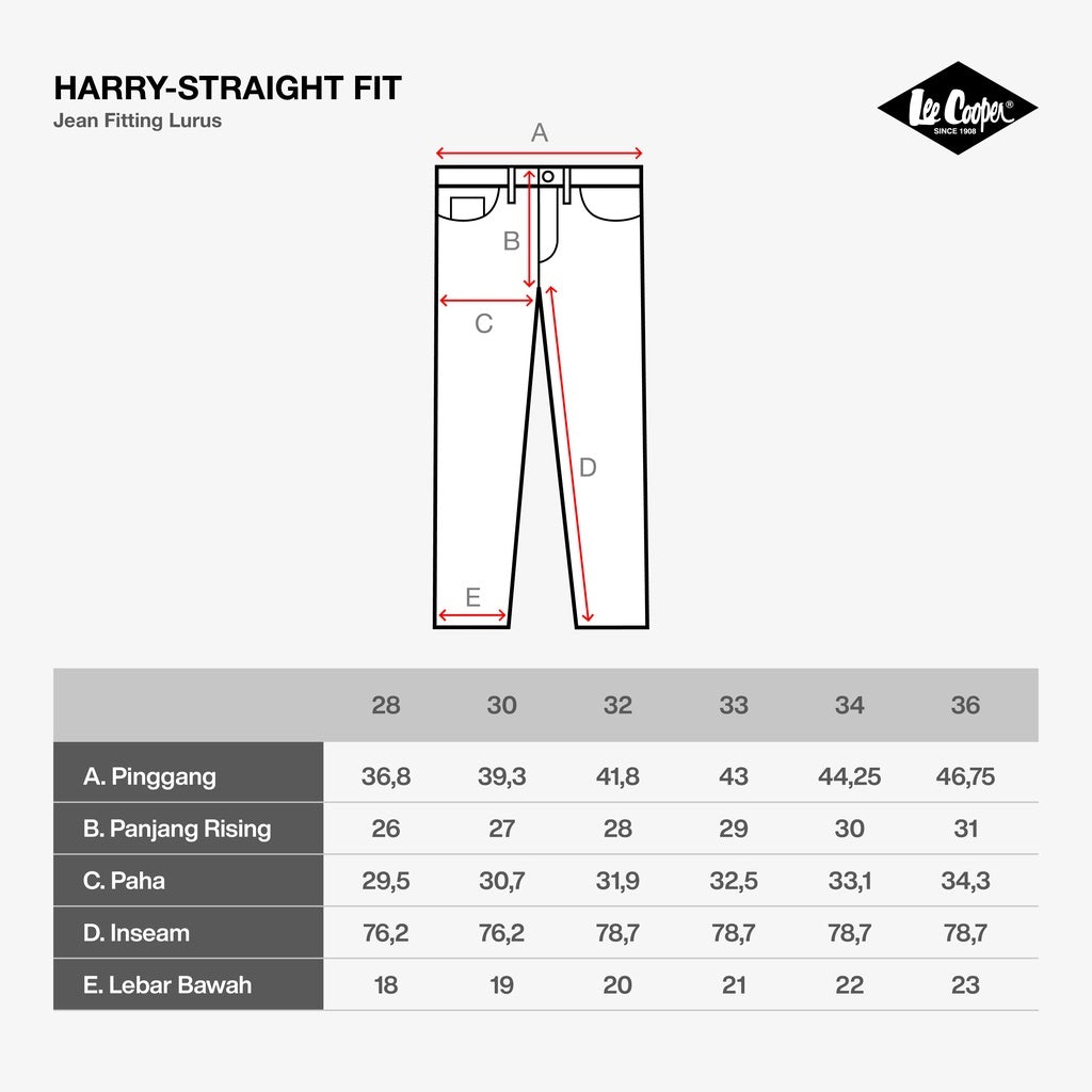 Lee Cooper Jeans Harry Classic Dark Blue 42