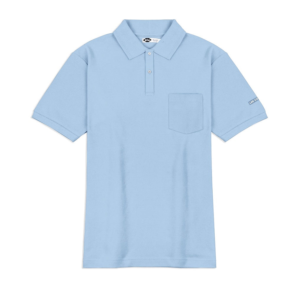 Lee Cooper Polo Shirt Pocket light Blue