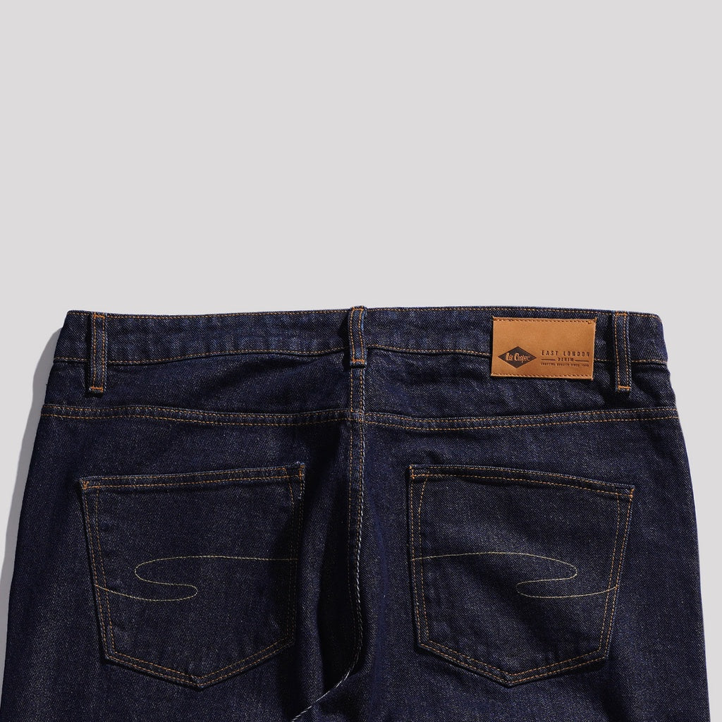 Lee Cooper Straight Fit Jeans Harry Rinse Blue 41 Medium Raw