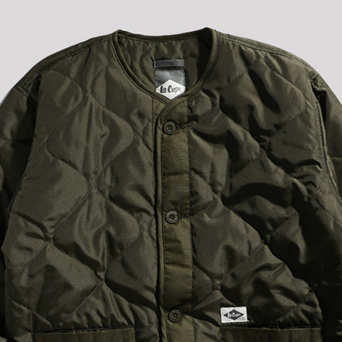 Lee Cooper Long Jacket Linner Olive