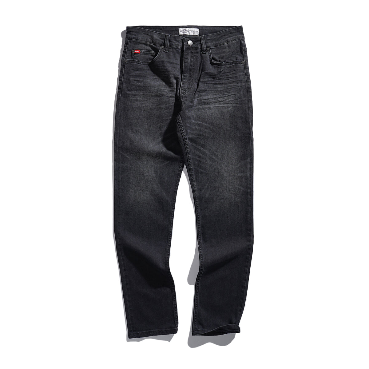 Lee Cooper Tappered Fit Jeans Arthur Worn Dark Black