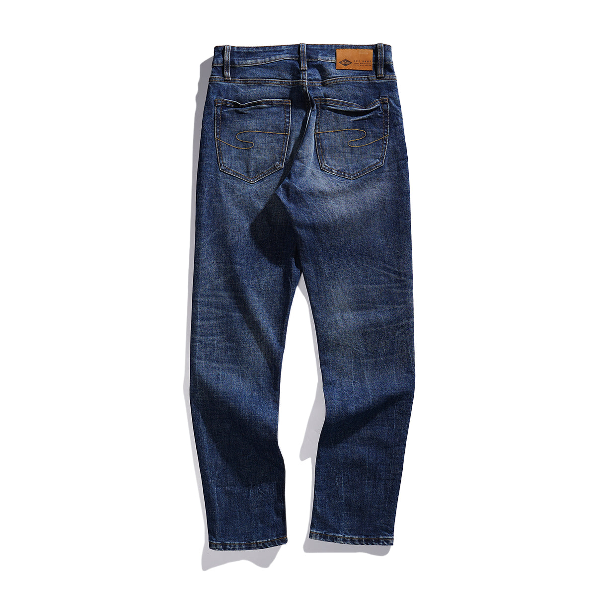 Lee Cooper Tapered Fit Jeans Arthur Worn Medium Blue Pool