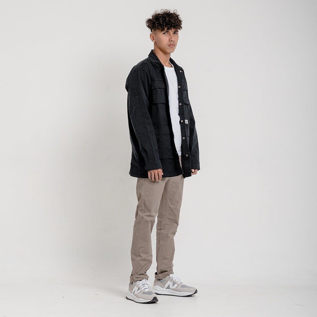 Lee Cooper Jacket Parka Rex Black