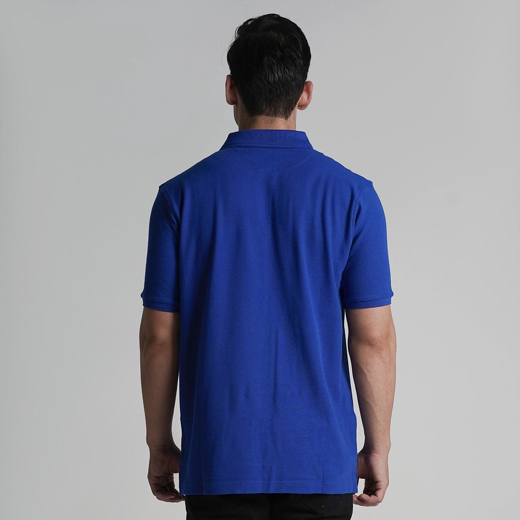 Lee Cooper Polo Shirt Logo Circular Dark Blue