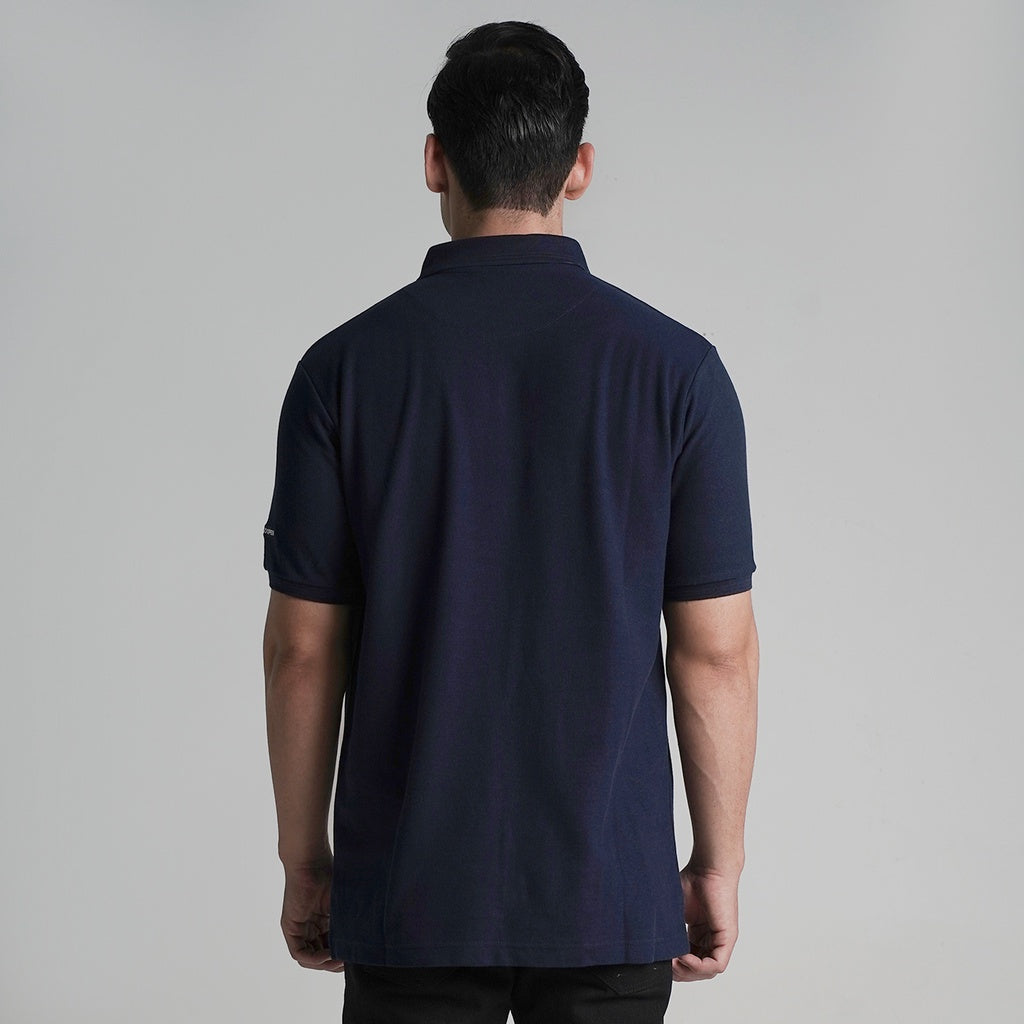 Lee Cooper Polo Shirt Pocket Navy