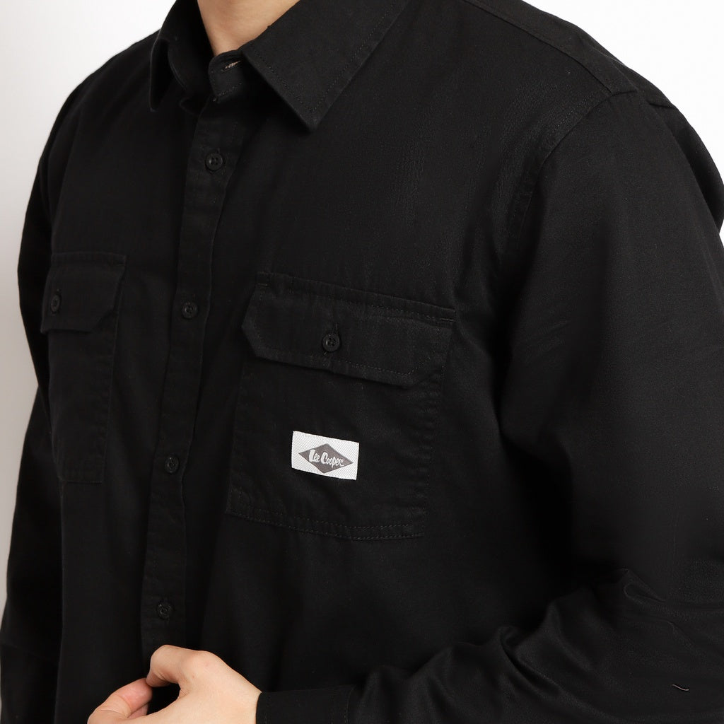 Lee Cooper Long Shirt Clive Black