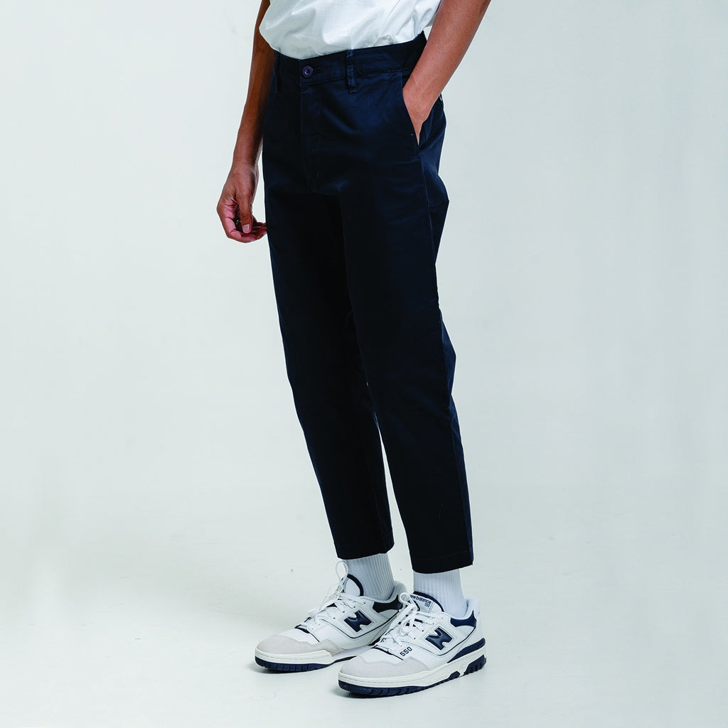 Lee Cooper Long Chino Ankle Navy