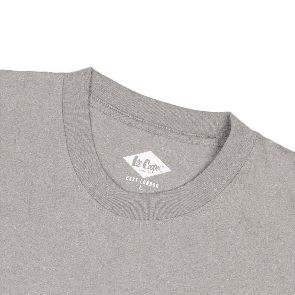 Lee Cooper T-shirt Oversized Box Logo Loose Grey