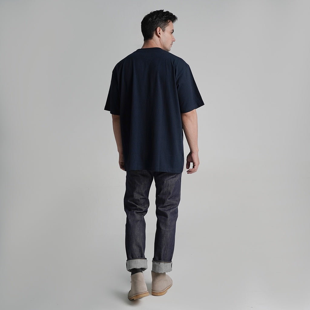 Lee Cooper T-Shirt Oversized Crafting Quality Navy