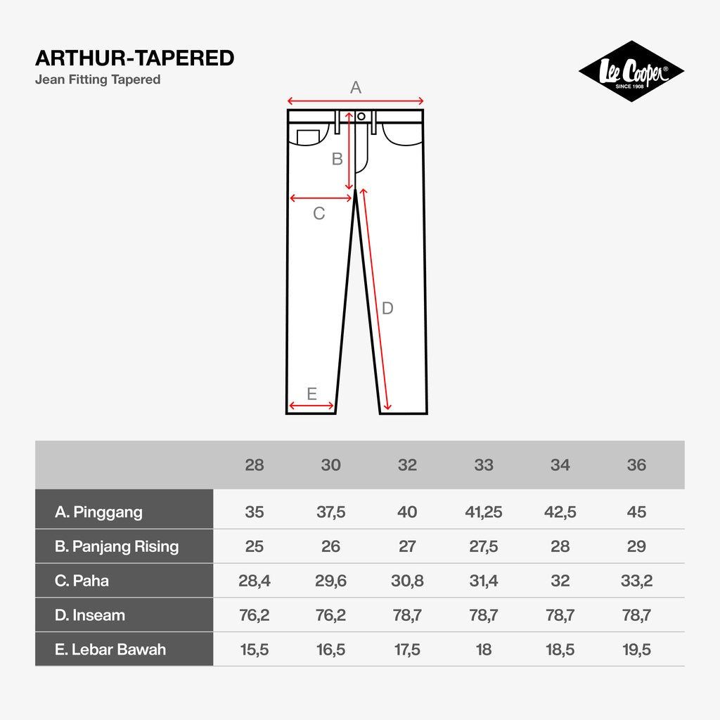 Lee Cooper Jeans Arthur Dry Blue Selvedge RAW
