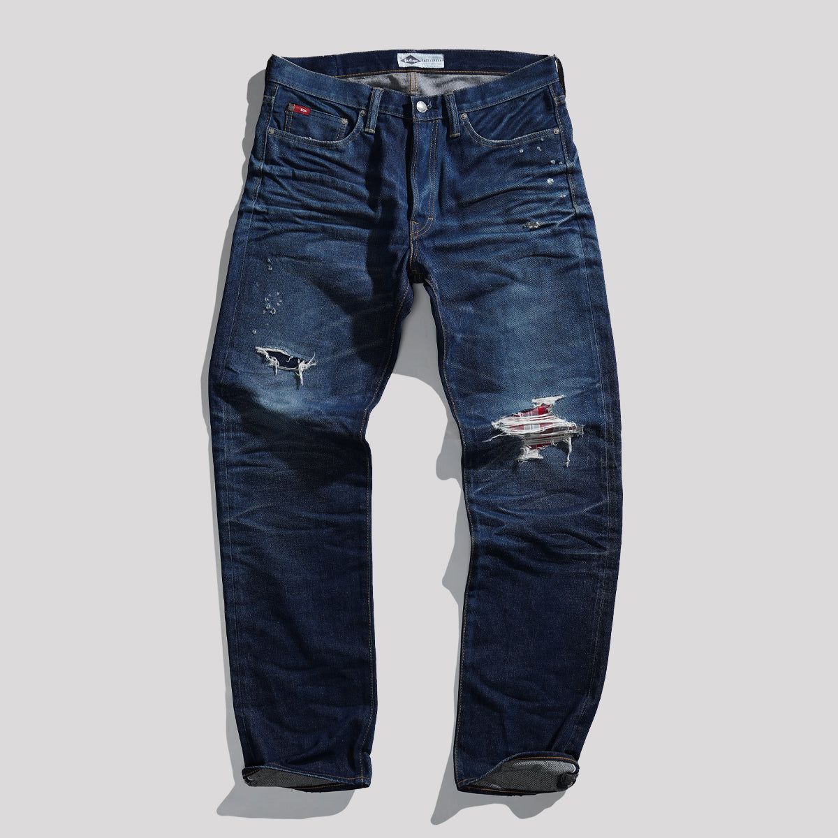 Lee Cooper Selvedge NON-RAW Arthur Repaired Dark Blue 38