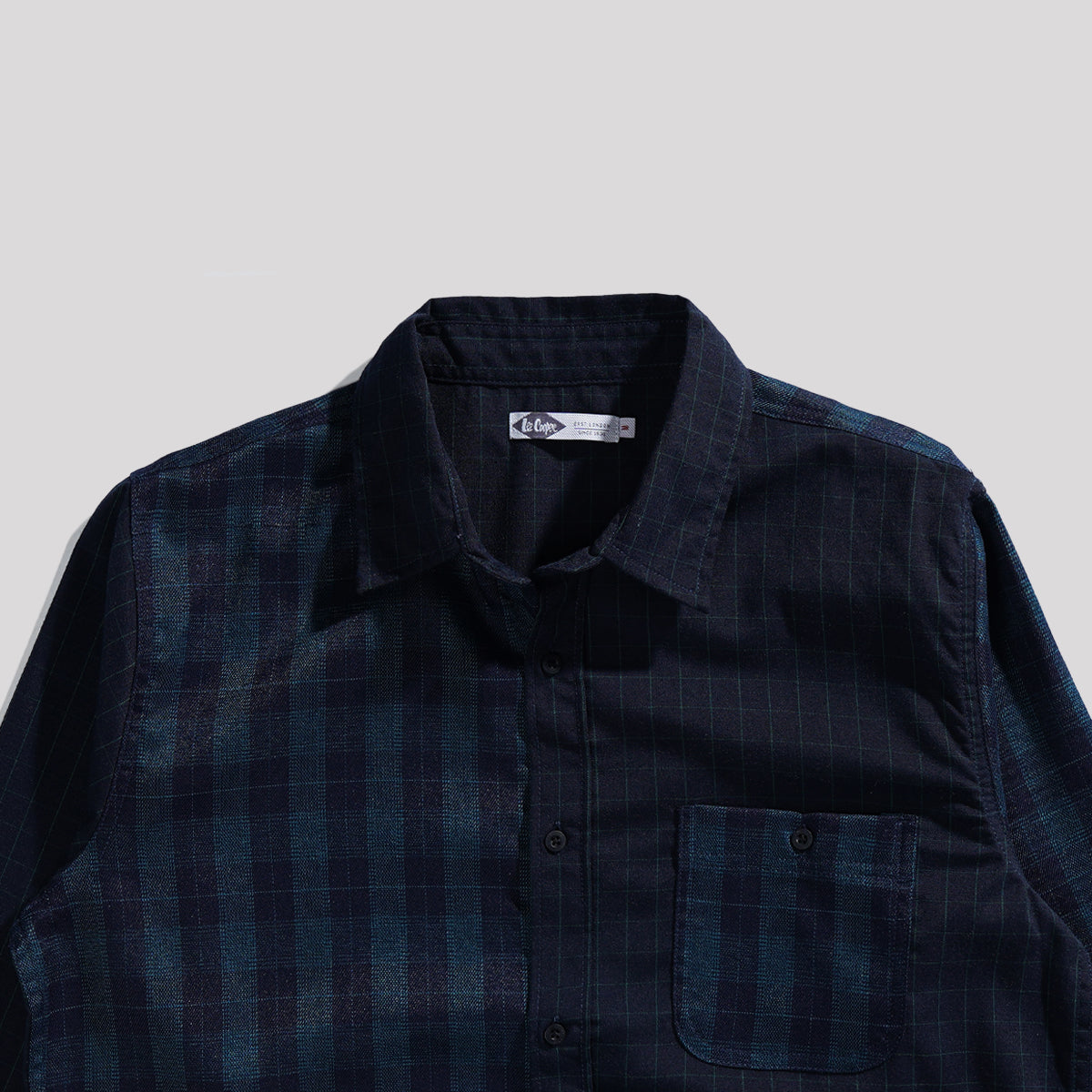 Lee Cooper Flannel Shirt Baxter Navy