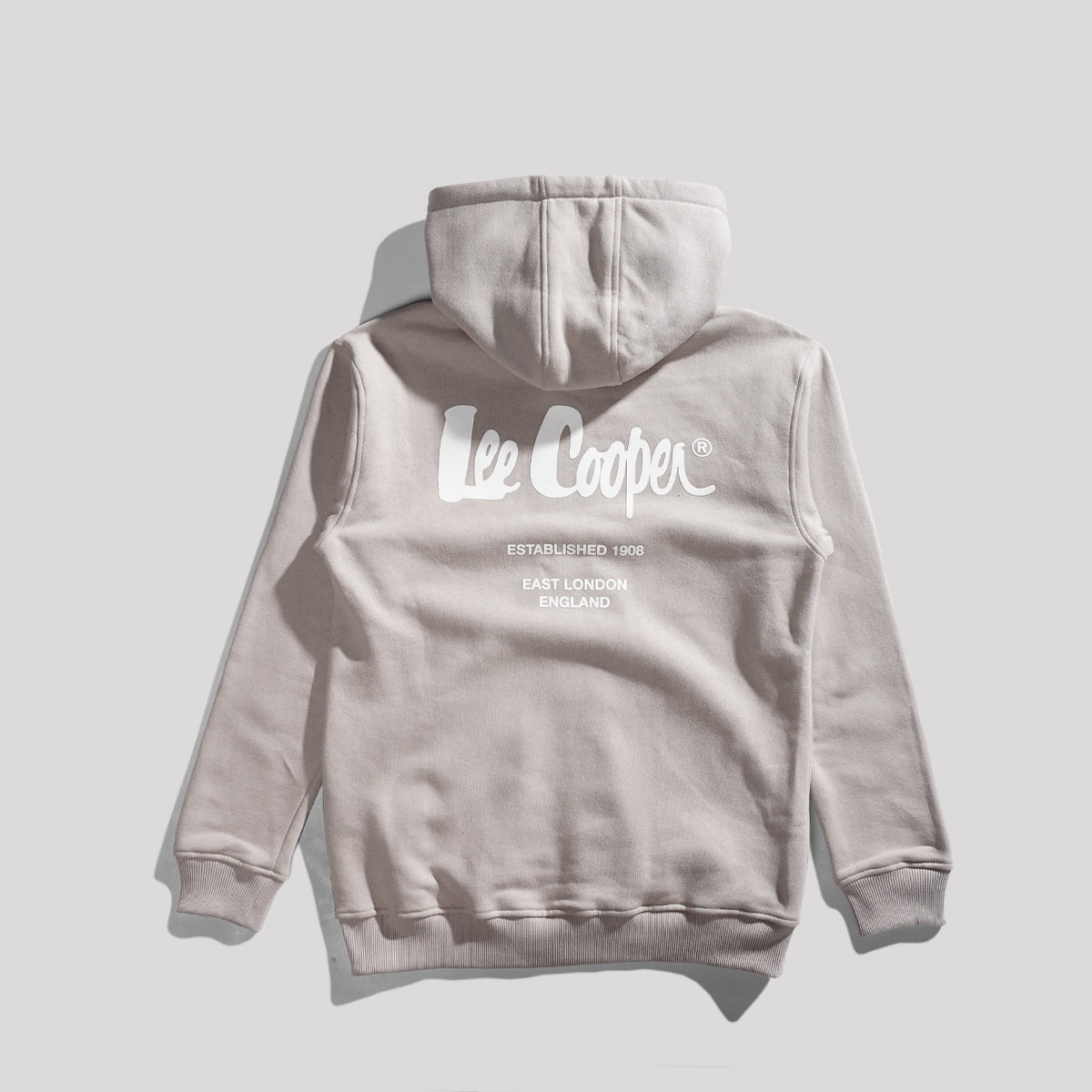 Lee Cooper Logotype Hoodie Khaky
