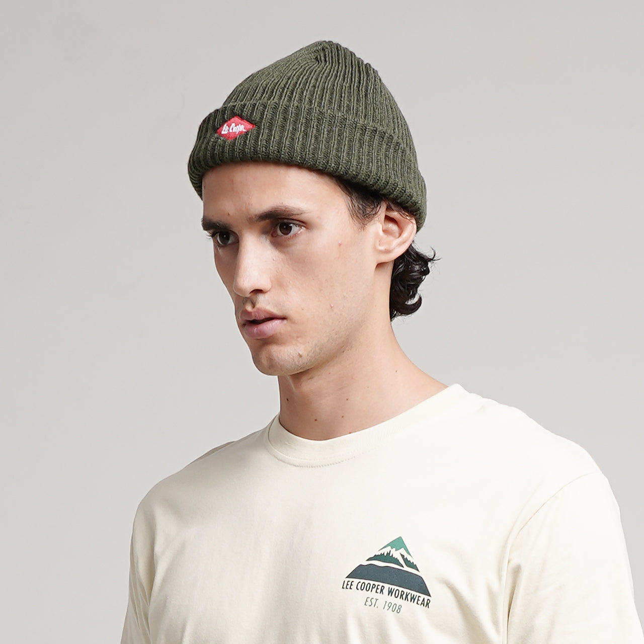 Lee Cooper Beani Red Diamond Olive